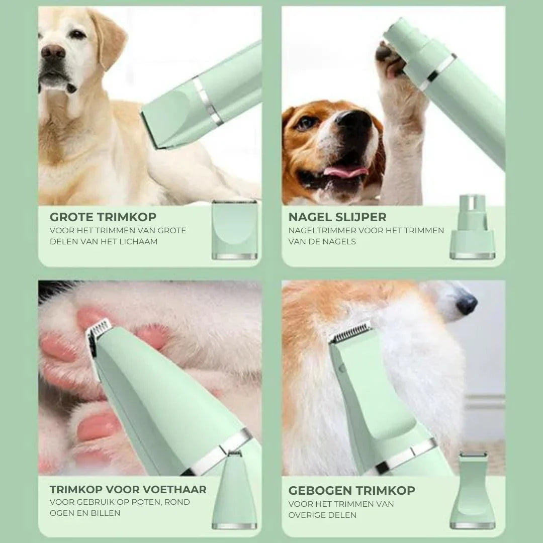 Tondeuse De Soins Pour Animaux 4 En 1