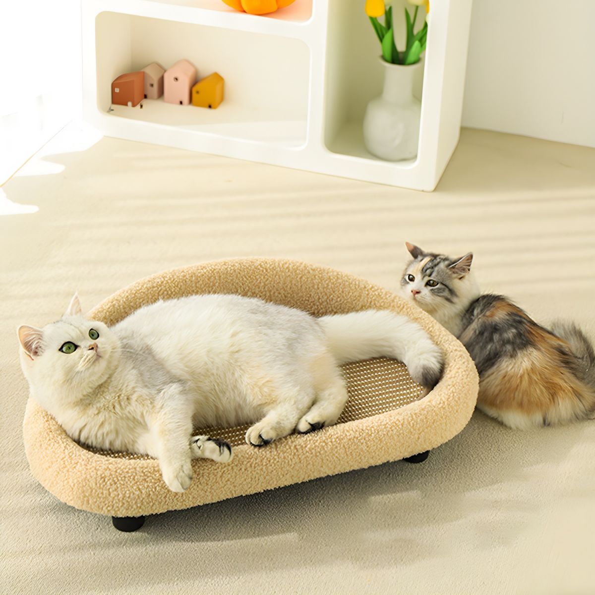 Lit De Luxe En Sisal Pour Chats
