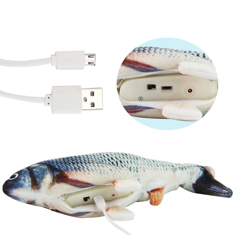 Poisson interactif qui gigote - Jouet pour chien