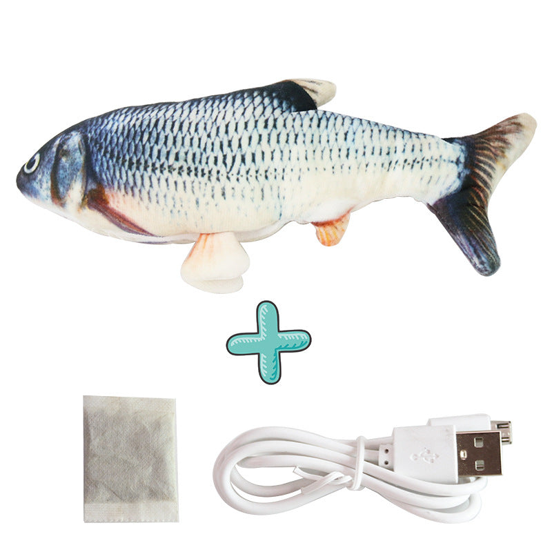 Poisson interactif qui gigote - Jouet pour chien