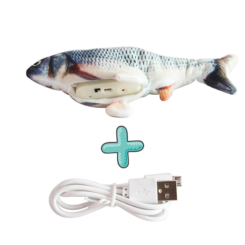 Poisson interactif qui gigote - Jouet pour chien