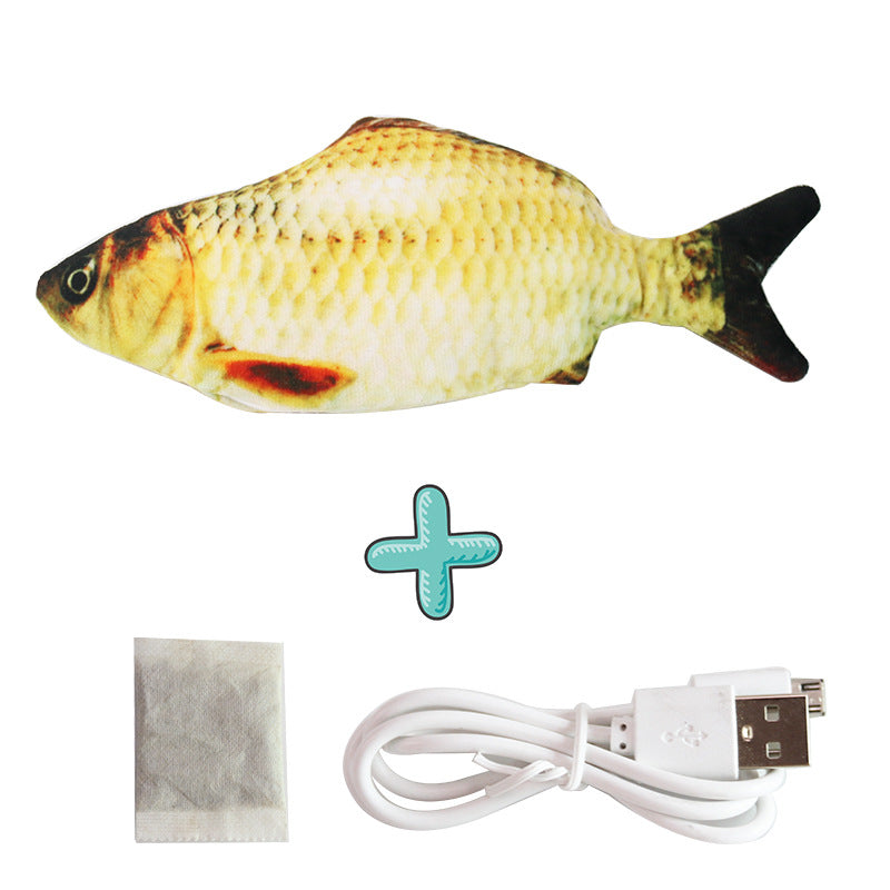 Poisson interactif qui gigote - Jouet pour chien