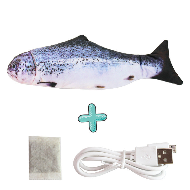 Poisson interactif qui gigote - Jouet pour chien