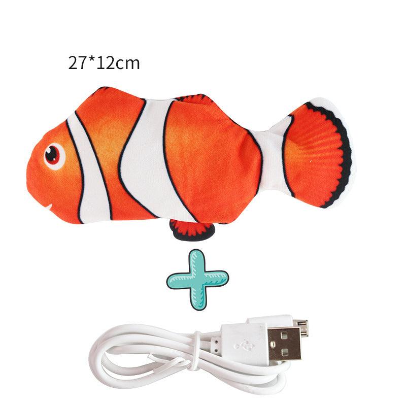 Poisson interactif qui gigote - Jouet pour chien