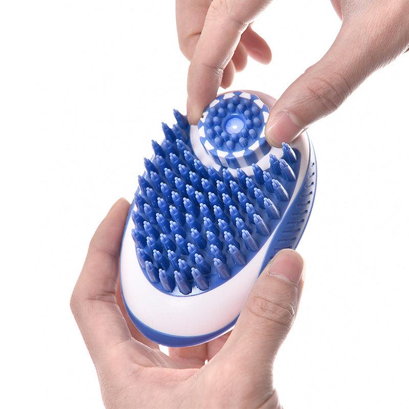 Brosse pour chien 2 en 1 distributeur de savon