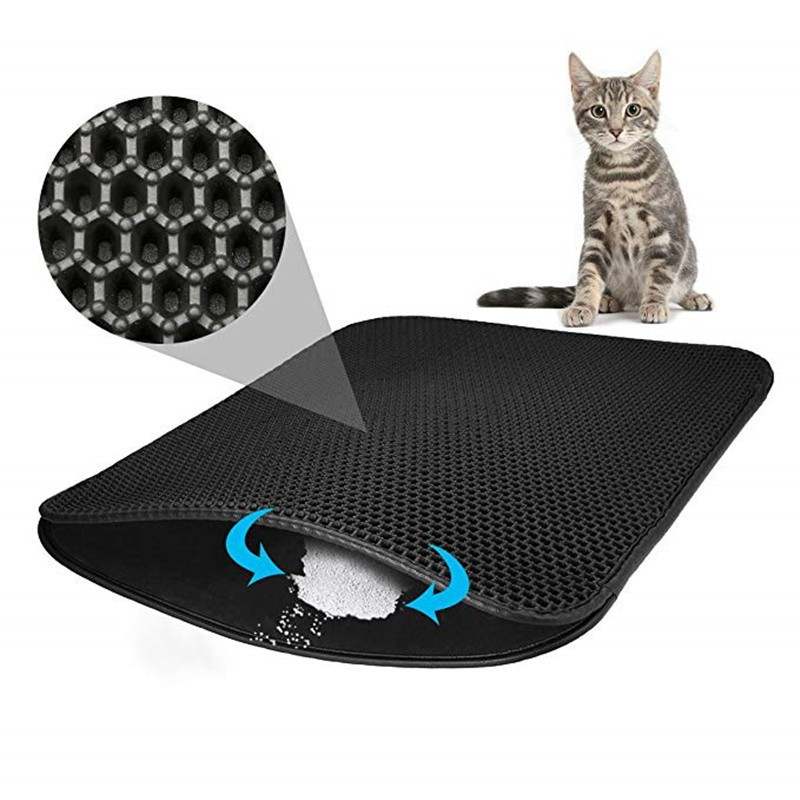 Tapis de litière pour chat