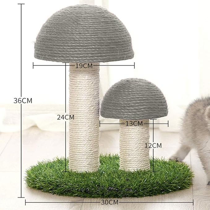 Arbre à chat champignon en sisal