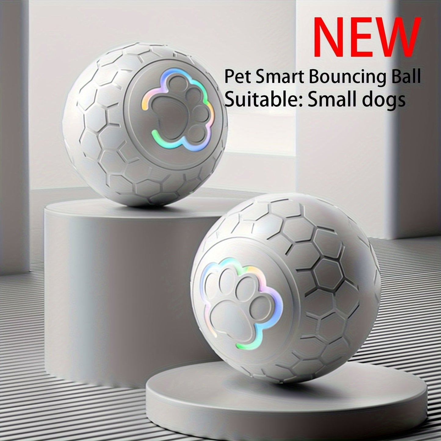 Balle interactive pour animaux de compagnie