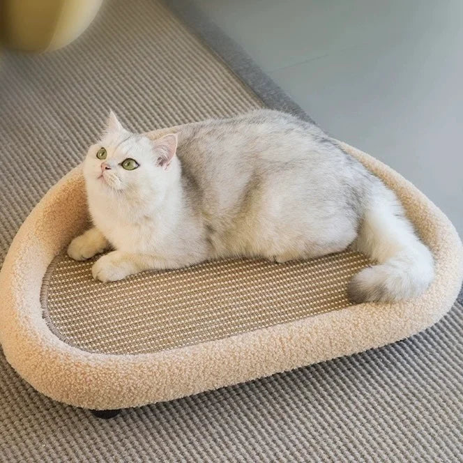 Lit De Luxe En Sisal Pour Chats