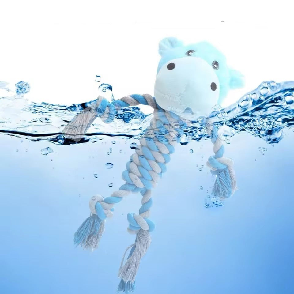 Jouet Pour Chien Durable Avec Tête En Peluche