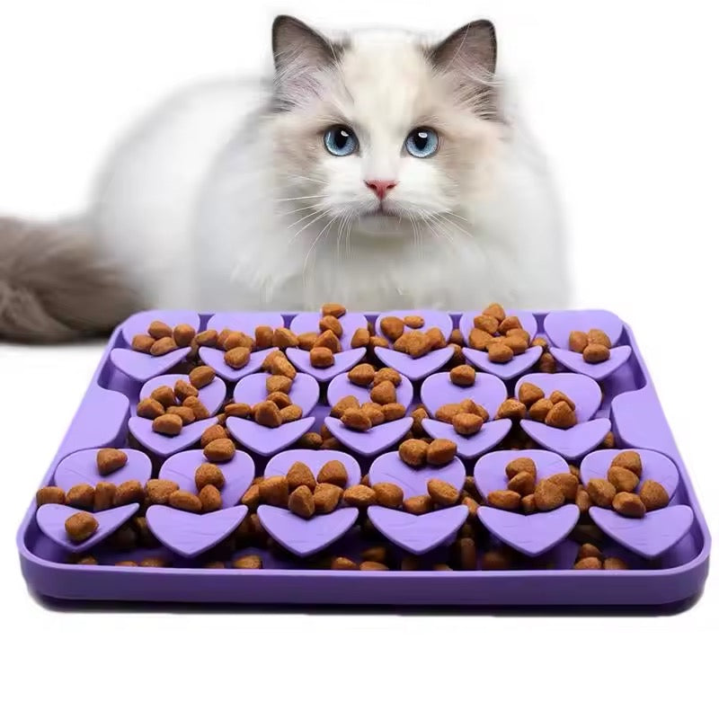 Tapis d'Alimentation en Silicone pour Animaux Domestiques Animaux Plus