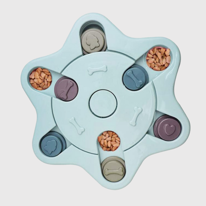 Jouet distributeur de croquettes pour chien