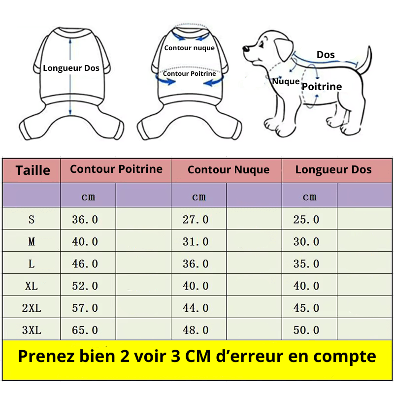 Manteau pour chien grand froid