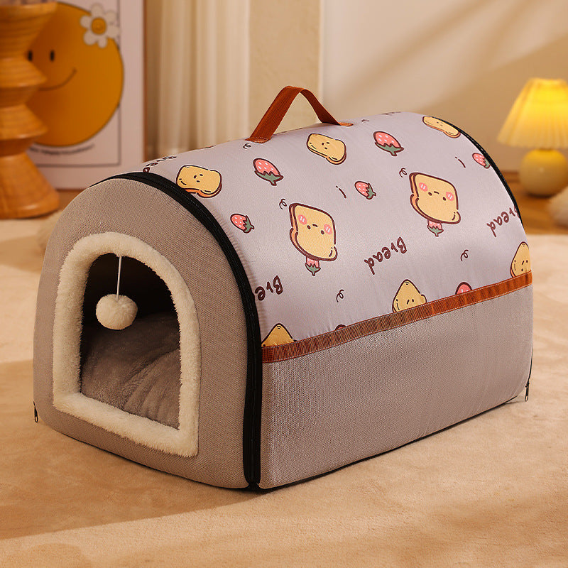 Tanière Confortable pour Chien Animaux Plus