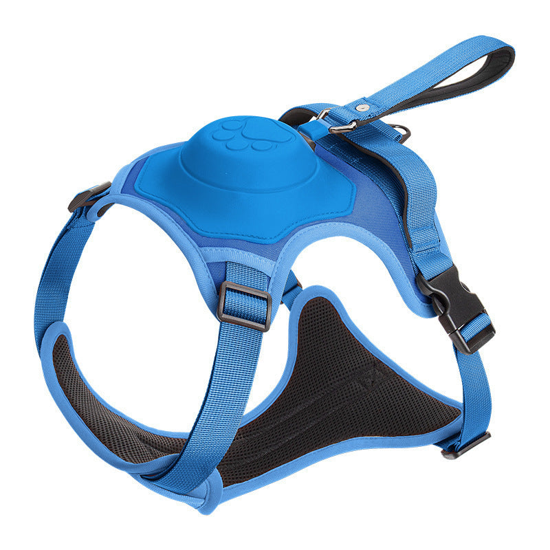 Harnais Et Laisse Anti-traction 2 En 1 Confortable Pour Chien