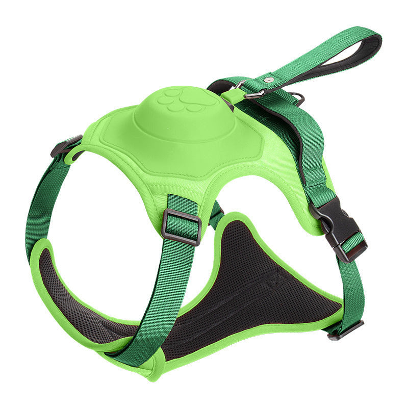 Harnais Et Laisse Anti-traction 2 En 1 Confortable Pour Chien