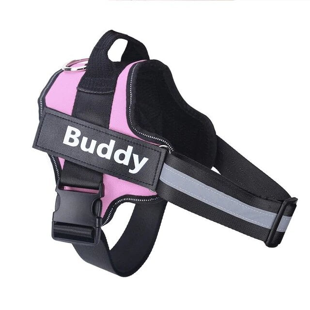 Harnais Prénom Anti Traction pour Chien Personnalisable