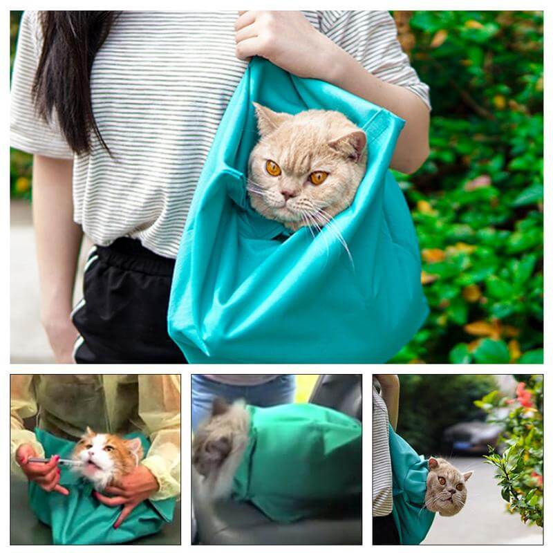 Sac De Voyage Pour Chats Avec Confort (2 Pour 1)