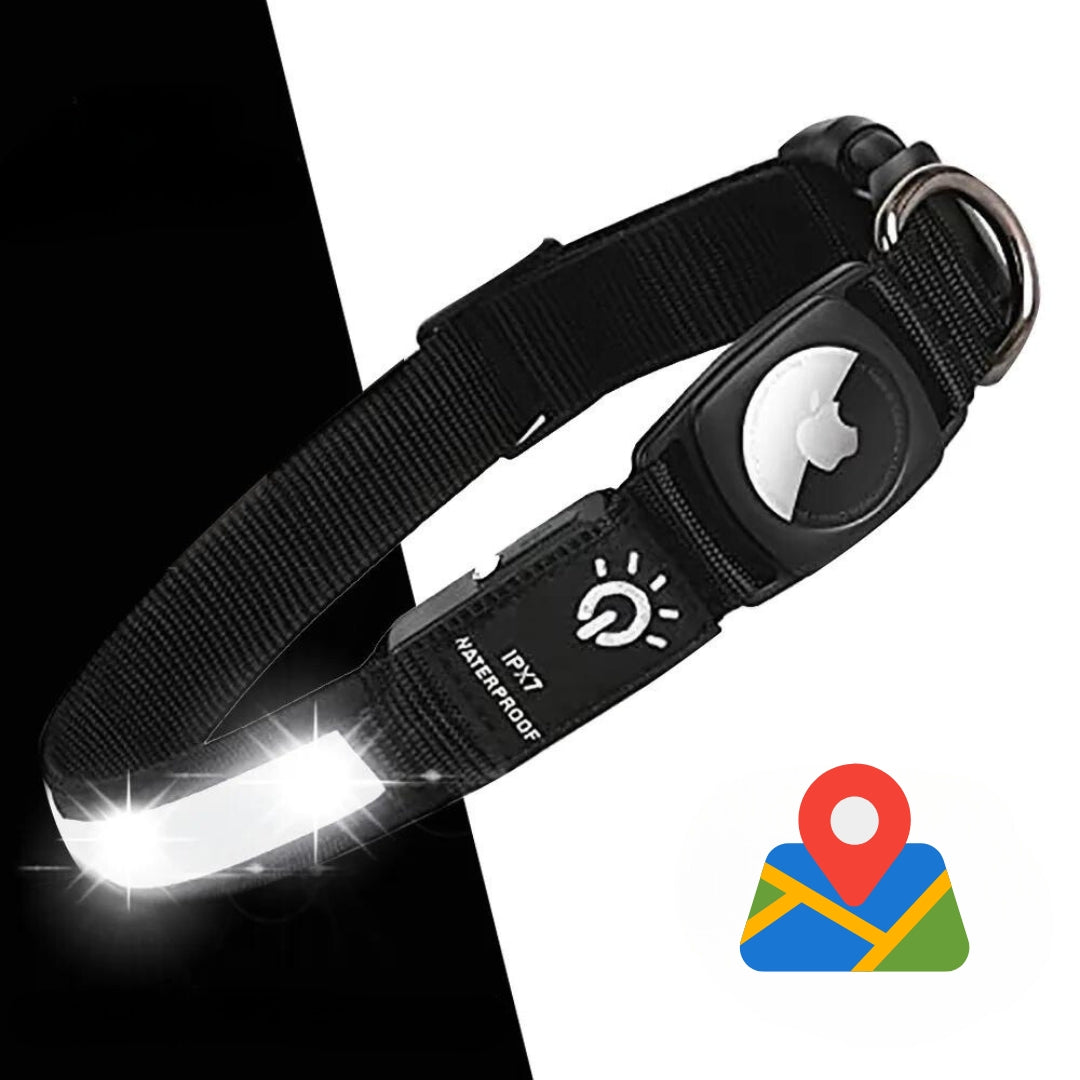 Collier AirTag Lumineux Rechargeable