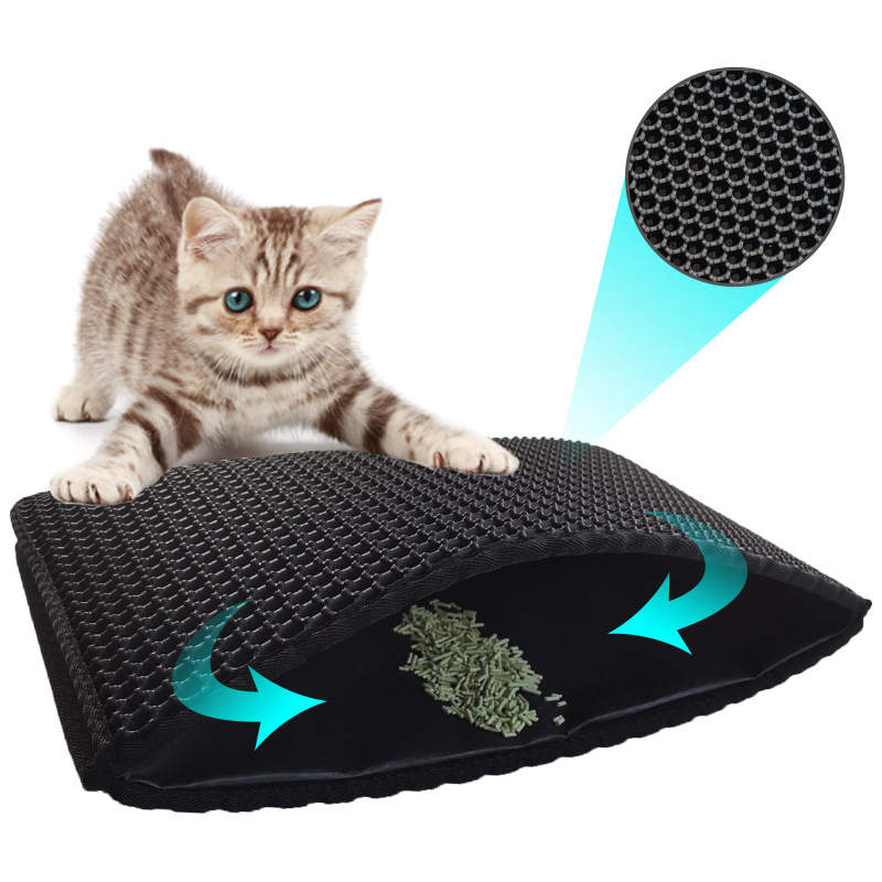 Tapis de litière pour chat