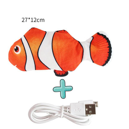 Poisson interactif qui gigote - Jouet pour chien