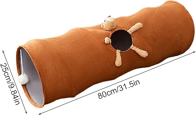 Tunnel De Jeu Pliable Pour Chat Animaux Plus