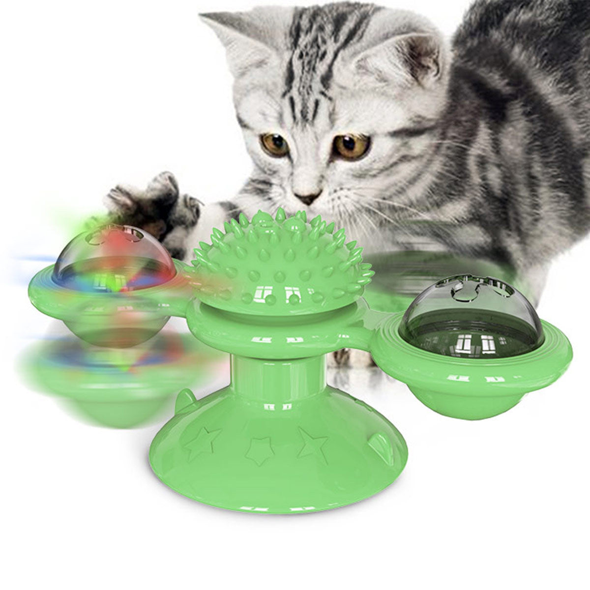 Jouet Carrousel Spinner pour chats Animaux Plus
