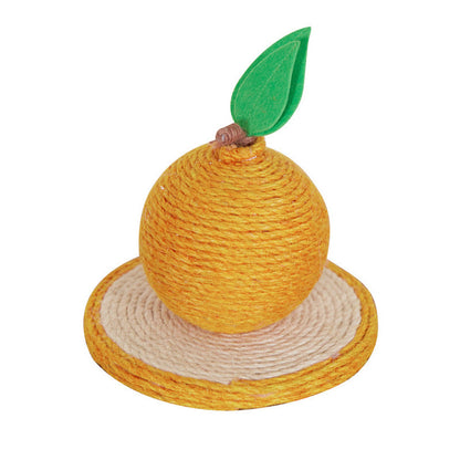 Orange à gratter pour chats en sisal