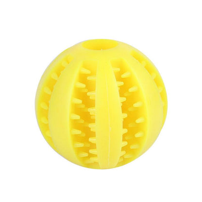Balle À Mâcher Pour Chien Avec Friandises Et Nettoyage Des Dents
