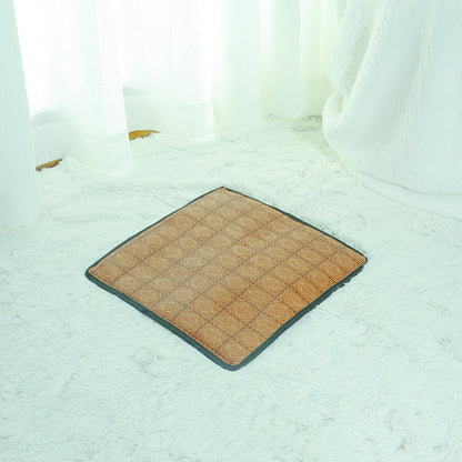 Tente Pour Chats Premium Avec Tapis En Rotin