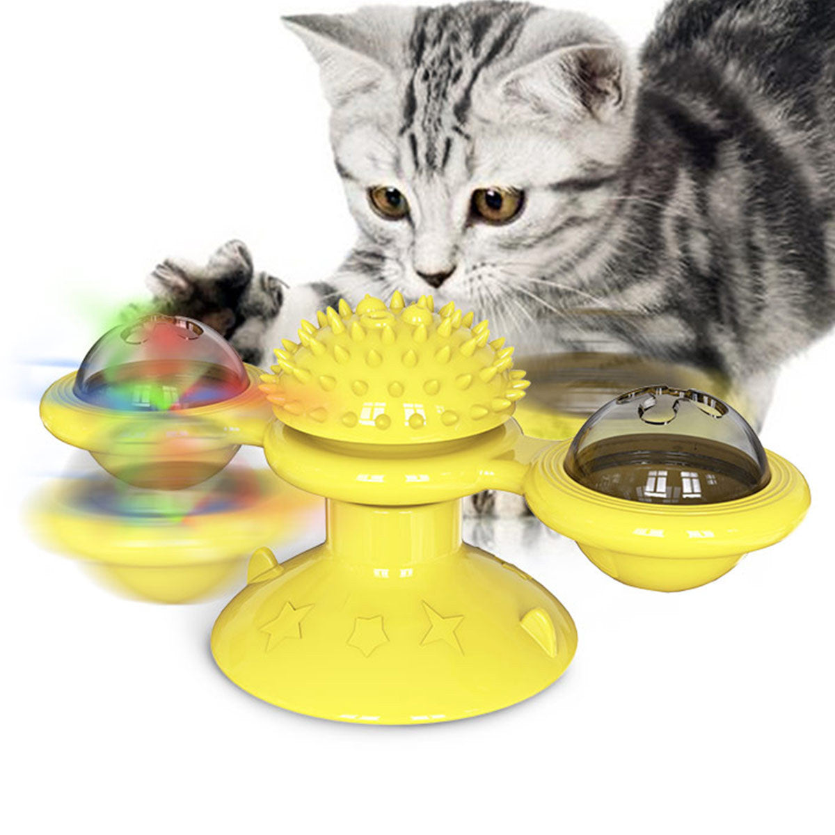 Jouet Carrousel Spinner pour chats Animaux Plus