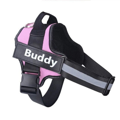 Harnais Prénom Anti Traction pour Chien Personnalisable