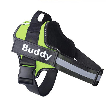 Harnais Prénom Anti Traction pour Chien Personnalisable