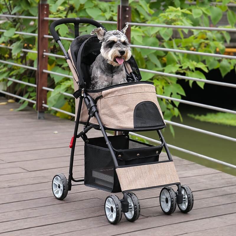 Poussette pour chien pliable et portable ultra-légère PuppySafe