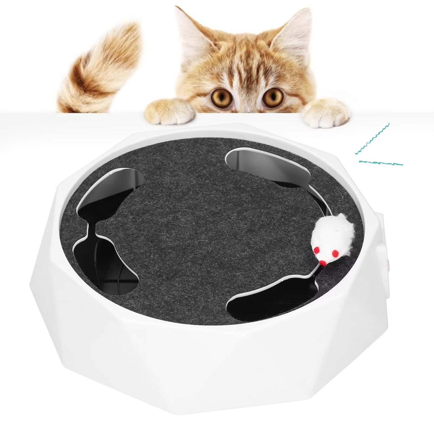 Jouet Interactif Pour Chats Avec Souris Mobile Animaux Plus