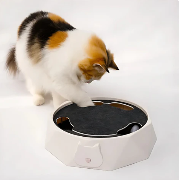 Jouet Interactif Pour Chats Avec Souris Mobile Animaux Plus