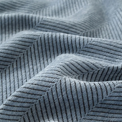 Élégant Jeté de Canapé en Chenille à Franges