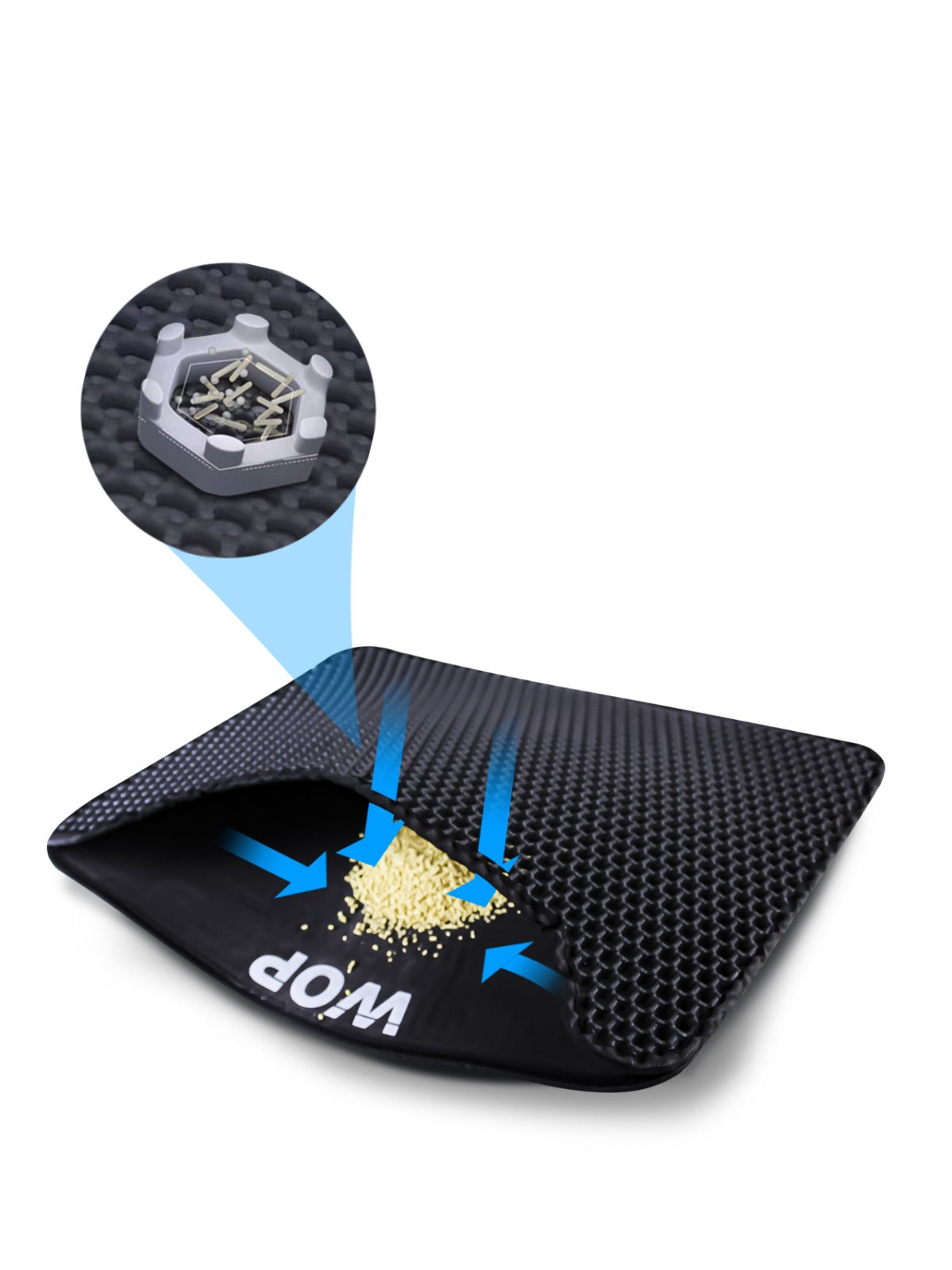 Tapis de litière pour chat