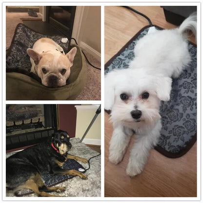 Tapis chauffant à température réglable pour chien Mikizi