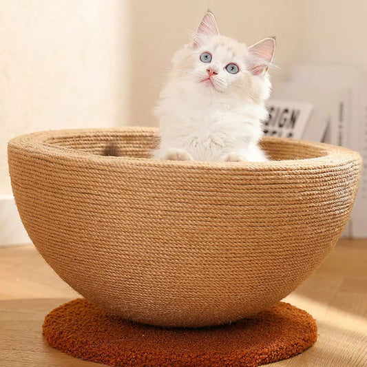 Boule À Gratter Et À Dormir Pour Chats En Sisal