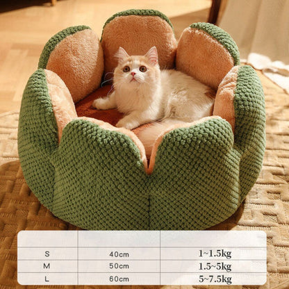 Lit Douillet Pour Animaux De Compagnie À Fleurs Animaux Plus