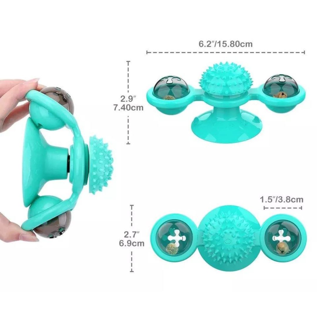 Jouet Carrousel Spinner pour chats Animaux Plus